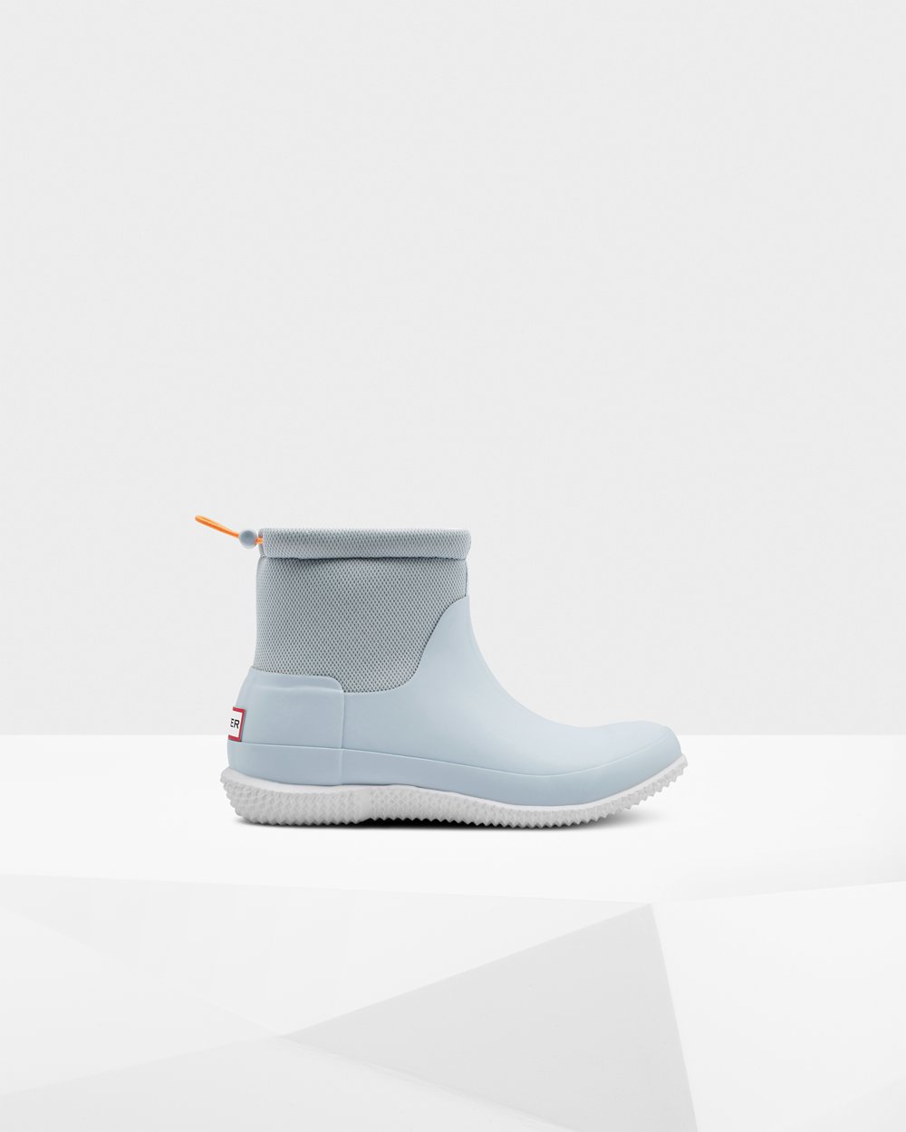 Tenis Hunter Feminina Cinzentas/Azuis - Original Short Mesh Boots - 68NKXABMS